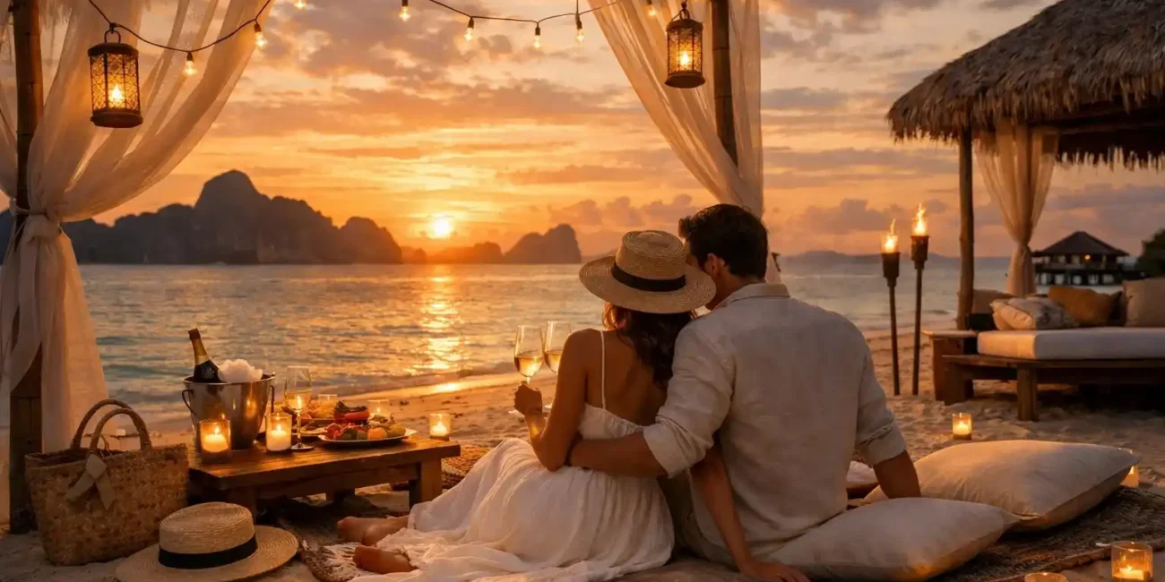 Honeymoon destinations for every budget showing romantic travel experience from beach luxury to affordable trips