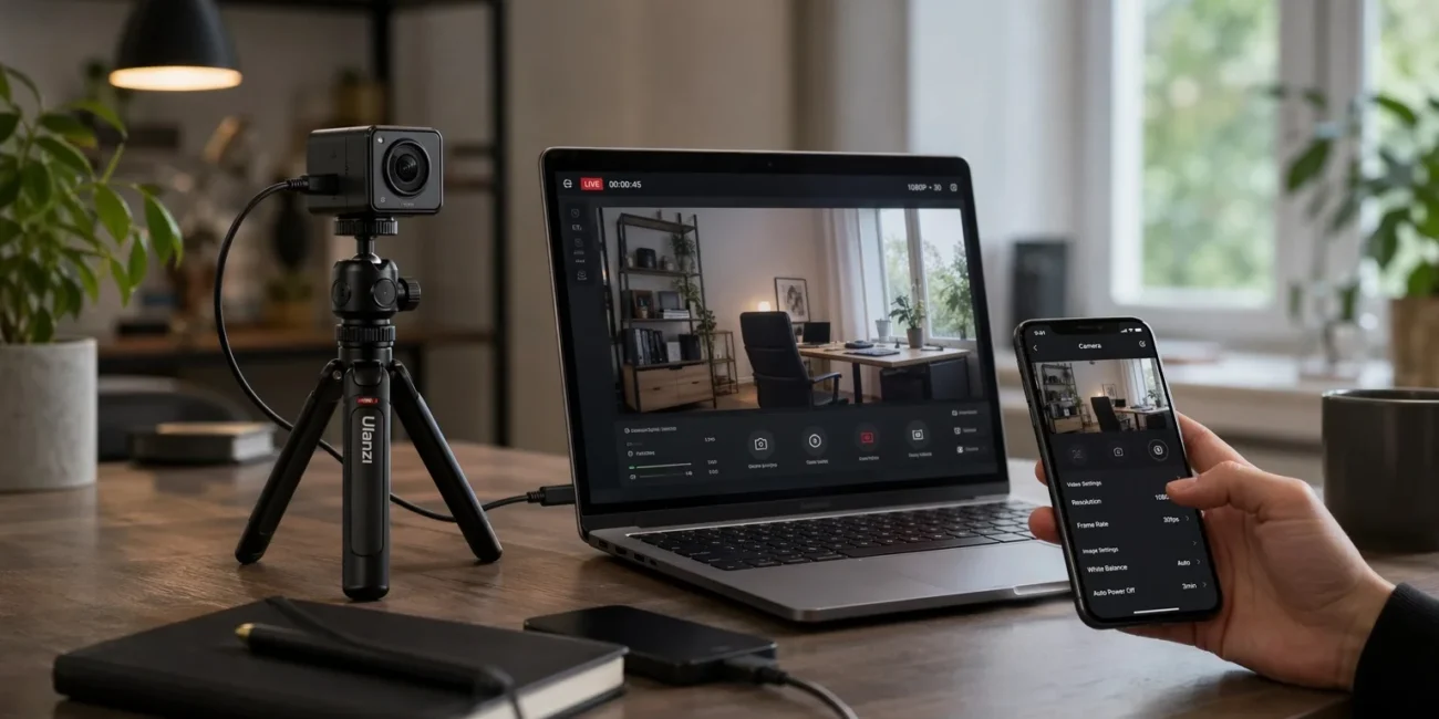 Turn a mini camera into a powerful tech tool with a smart setup for streaming, monitoring, and content creation