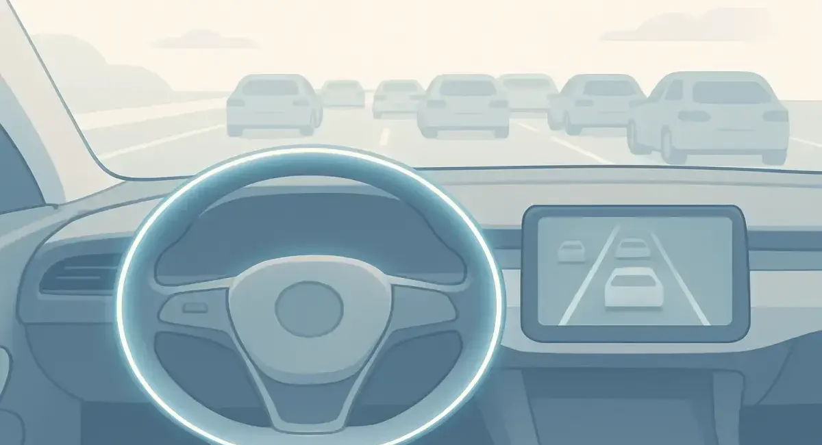 A chart showing different car companies and their limited self-driving systems, with details on speed and where they are allowed.