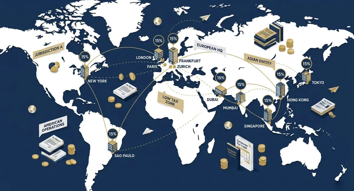 Global minimum corporate tax 2026 compliance map for small multinational firms