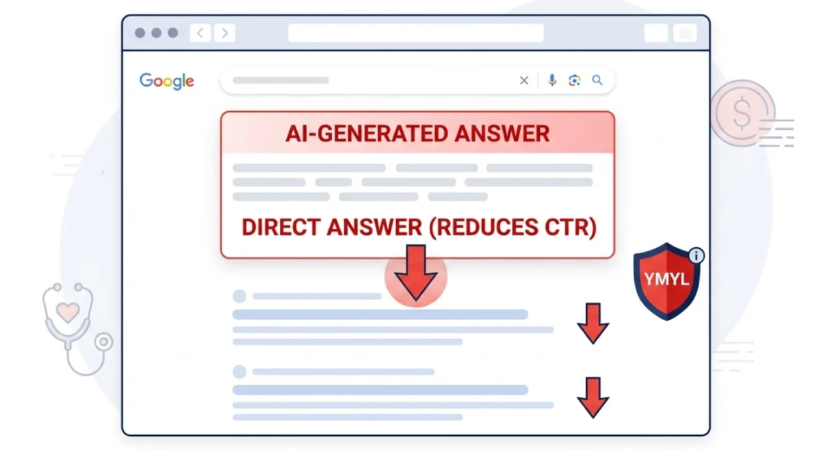 Google AI Overviews pushing down YMYL sites in health and finance search results