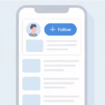 Google Discover feed showing the Follow button on an article card