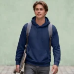 Young man Theo Ressler, son of billionaire Ares Management co-founder and Atlanta Hawks owner Antony Ressler, in a casual portrait.