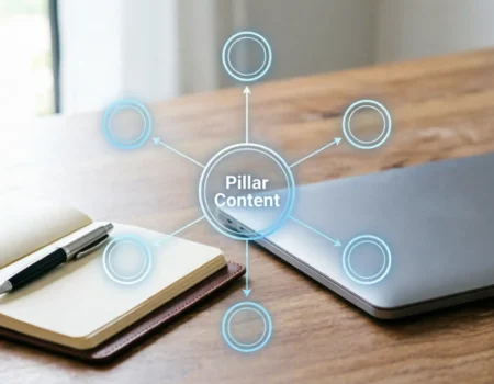 How to build a content silo diagram with pillar page and cluster pages