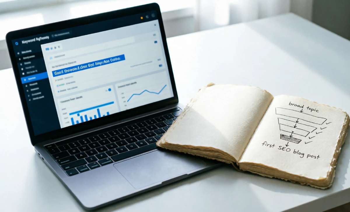 How to find a keyword for your first SEO blog post using a free research tool