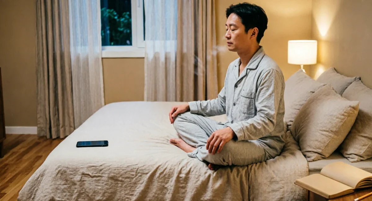 10-minute wind-down routine for peaceful bedtime relaxation