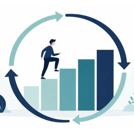 Disciplined repetition learning cycle showing steady skill growth