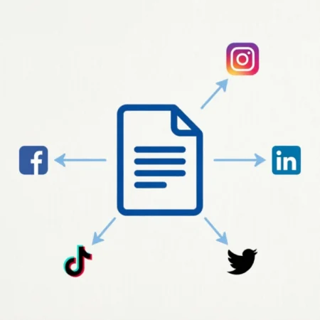 blog post repurposing workflow turning one article into five social posts
