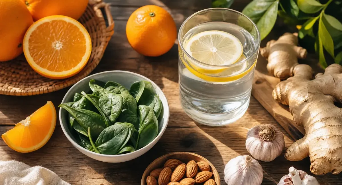 Fresh fruits and vegetables to boost immune system naturally