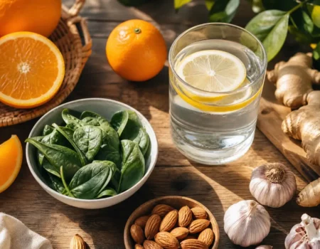 Fresh fruits and vegetables to boost immune system naturally