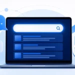 How does SEO work illustration showing search and AI results