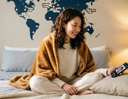long distance friendship tips video call at night