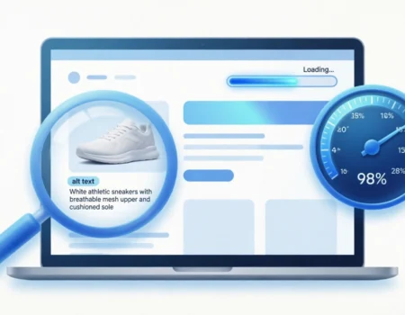 Optimize images for SEO with fast loading and alt text tags
