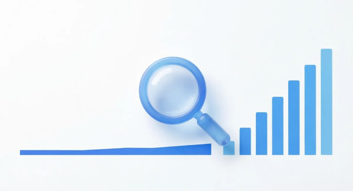 Search Console Zero Clicks issue shown with flat click graph and rising impressions