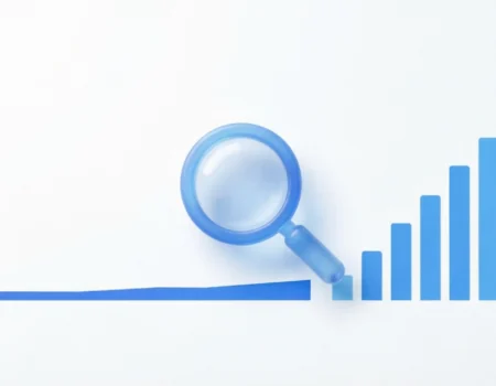 Search Console Zero Clicks issue shown with flat click graph and rising impressions