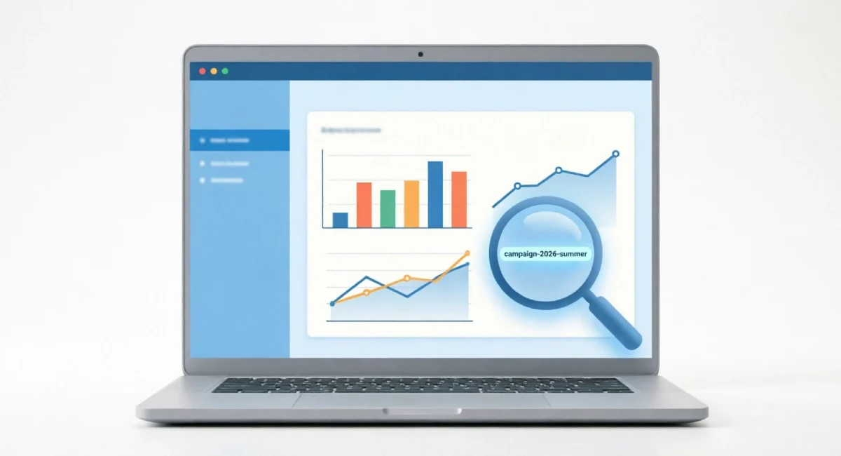 Track email clicks UTM parameters dashboard showing email analytics and click tracking