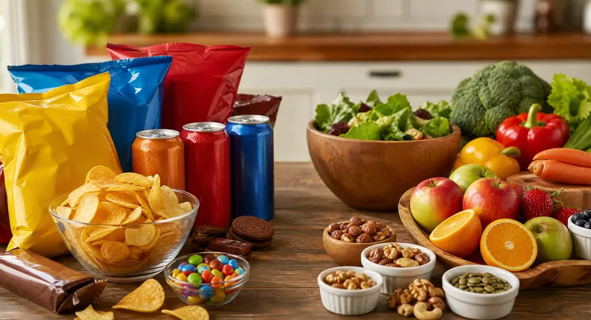 ultra-processed foods health risks compared to fresh whole foods
