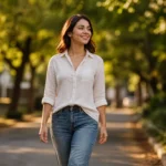 walking after meals benefits shown through evening stroll